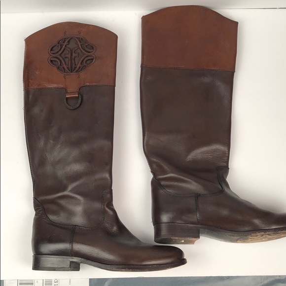 frye melissa logo boot